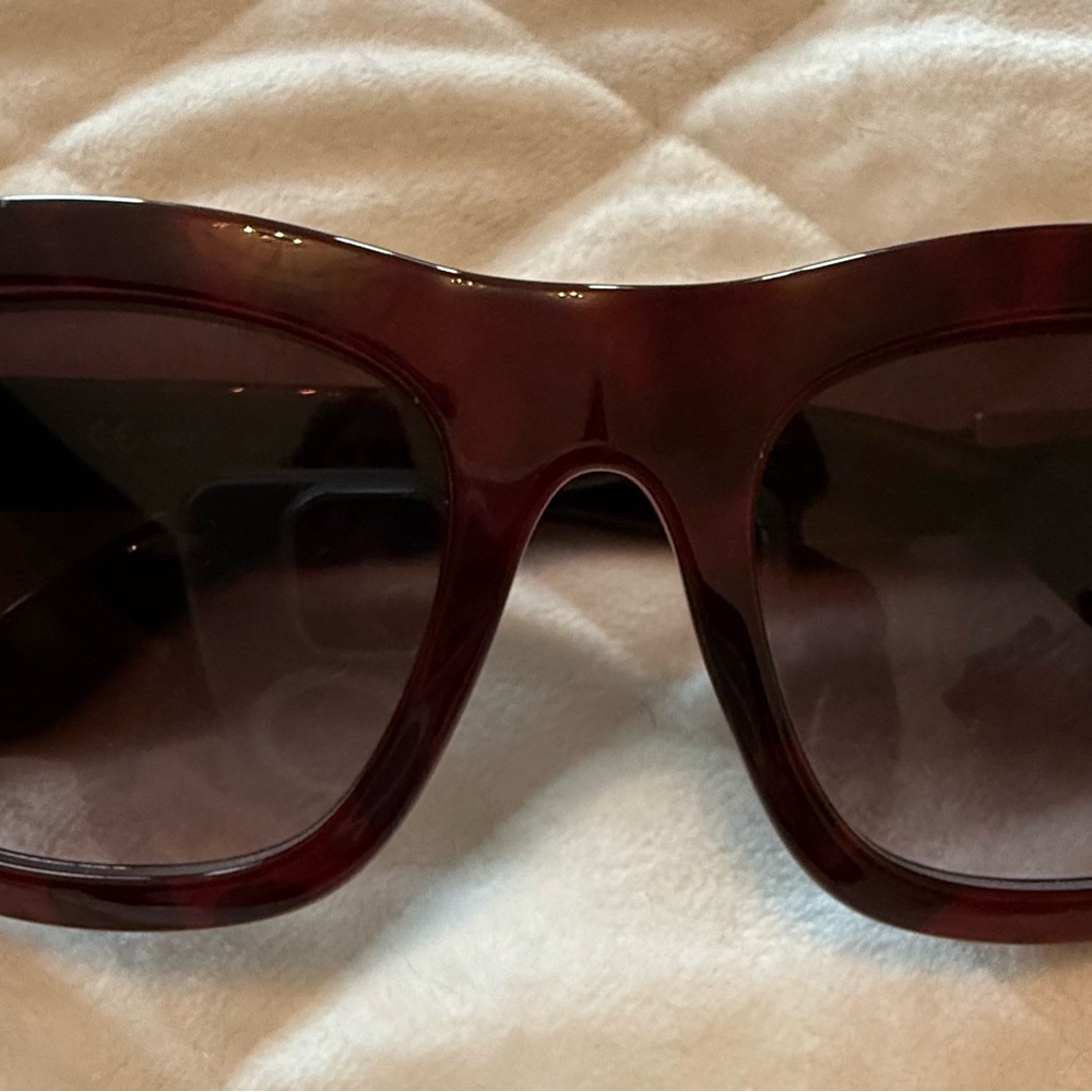 Valentino Deep Red Sunglasses